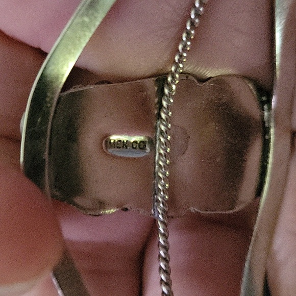 Navajo Sterling and Turquoise Cuff - Picture 5 of 5